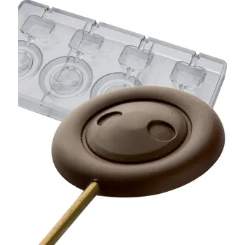 Forma na pečení Forma na čokoládová lízátka (knoflík 21g) 4 tvary/forma