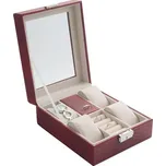 JK BOX SP-1810/A7, Dámská kazeta na hodinky a šperky červená 264833436