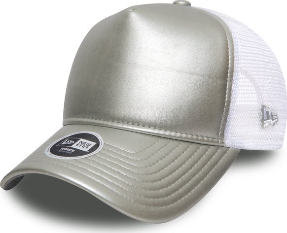 kšiltovka NEW ERA 940 Metallic Trucker silver