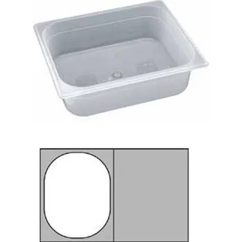 Plech na pečení GN 1/2 v.6,5cm polypropylen 32,5x25,6cm, 3 lt