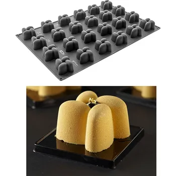 Forma na pečení Forma silikonová (24ks květ) prům.7, v.4,2cm, 100ml