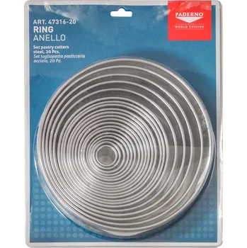 Vykrajovátko Vykrajovátka sada 20ks (kruh hladký) tvar: prům. 2,2-18, v. 3cm