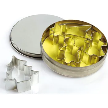 Vykrajovátko Vykrajovátka sada 4 ks v dóze (Vánoce) tvar: 5-6, v.2cm