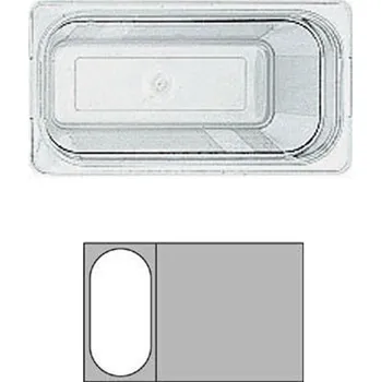 Plech na pečení GN 1/3 v.10cm polykarbonát 32,5x18cm, 3,5 lt