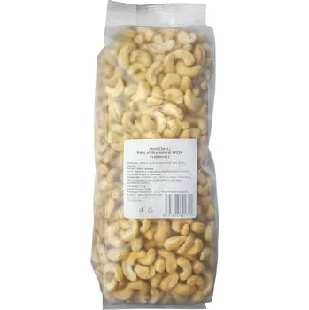 Kešu oříšky natural W320 (výběrové) 1 kg/sáček