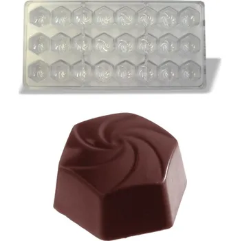Forma na pečení Forma na pralinky (šestihran 10g) 8x3 tvary/forma