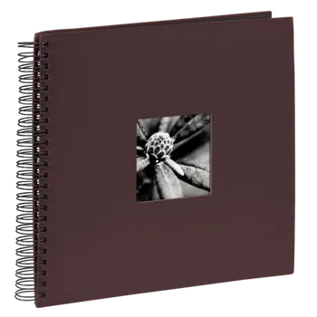 Fotoalbum Hama Spiral Album Fine Art 34 x 32 50 stran bordó