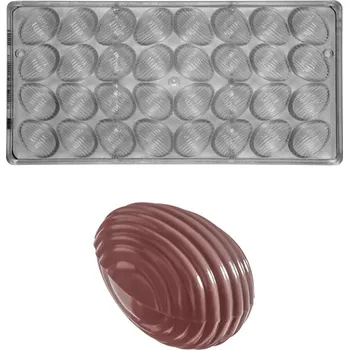 Forma na pečení Forma na pralinky 5g (vajíčko reliéf) 4x8 tvarů/forma