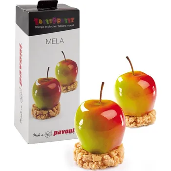 Forma na pečení Forma silikonová design Mela 3D (jablko) 20x90ml, ⌀5,5, v.4,8cm