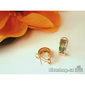 Náušnice Náušnice zlacené kruhy 7229