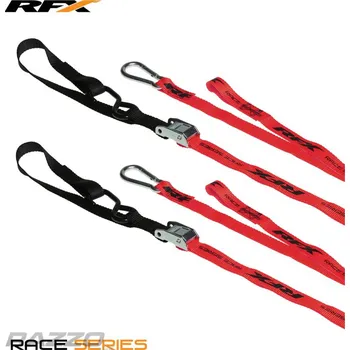 Upínací popruh Upínací popruhy na motorku RaceFX 1.0 Tie Downs Red Black