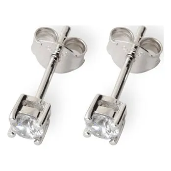 Náušnice Zlatnictví U Kostela Dámské náušnice s bílým kamínkem 9588 264224633