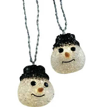 Polarlite světelný řetěz 10 LED teplá bílá sněhulák Vánoční dekorace Polarlite světelný řetěz 10 LED teplá bílá sněhulák