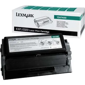 Počítačové příslušenství Lexmark 12A7400, originální toner, černý, 3000 stran
