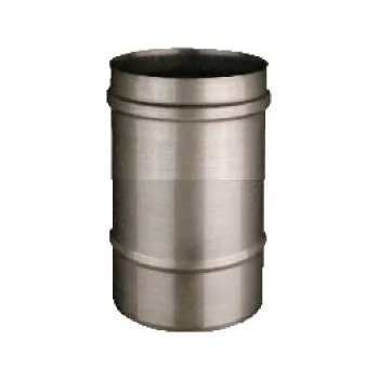 Kouřovod Trubka - rovný díl 200 mm, průměr 130 mm, nerezová IVERM013