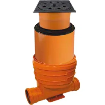 kanalizační vpusť OSMA kanalizační šachta DN400x1000 mm průchozí - pro KG 250 poklop odvětraný litina - 12,5t