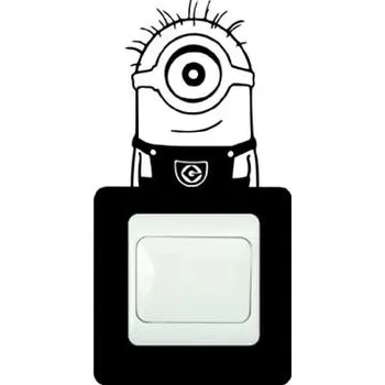 Samolepící dekorace Samolepka pod vypínač Mimoň 12 (dekorace na zeď)