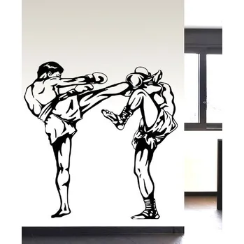 Samolepící dekorace Samolepka na zeď Box (dekorace na zeď)