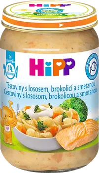 HiPP Těstoviny s lososem, brokolicí a smetanou 250 g