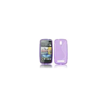 Pouzdro na mobilní telefon ForCell silkonové pouzdro kryt Lux S Violet pro HTC Desire 500