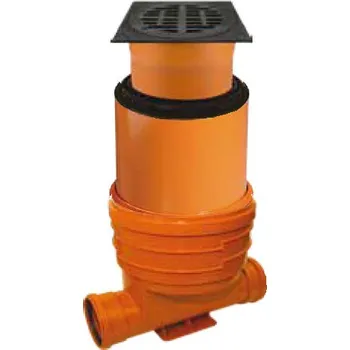 kanalizační vpusť OSMA kanalizační šachta DN400x1500 mm průchozí - pro KG 250 poklop mříž litina - 12,5t