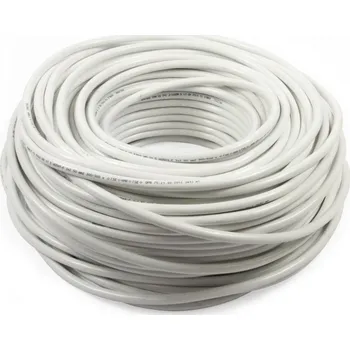 elektrický kabel Kabel 3x2,5mm bílá barva - 1m