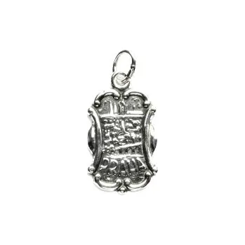 Přívěsek Stříbrný přívěsek, město Praha, patina, P 455