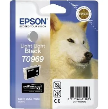Epson T0969 (C13T09694010), originální inkoust, světle světle černý, 13 ml