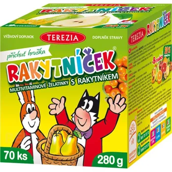 Přírodní produkt Terezia Company Rakytníček multivitaminové želatinky 70 ks