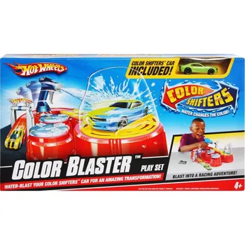 autodráha Hot Wheels Myčka Color Shifters