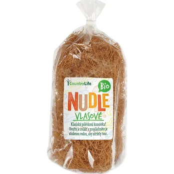 Country Life Těstoviny vlasové nudle pšeničné 200 g