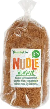 Country Life Těstoviny vlasové nudle pšeničné 200 g
