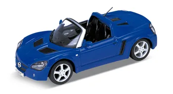 autíčko Welly Opel Speedster 1:34 modrý