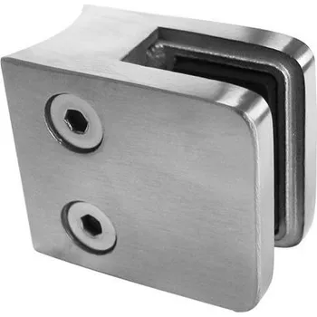 Držák skla AISI316, D33,7x2/45x45mm