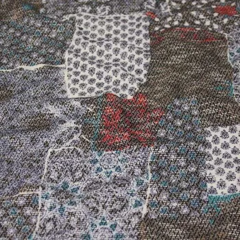 Úplet barevný KR16090, kytky, š.150