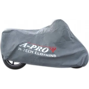 Plachta na motorové vozidlo SUNDUST-PRO S/M - šedá moto plachta A-Pro M - malý motocykl, skůtr