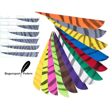 Křidélko šipu Peří BSW Zebra