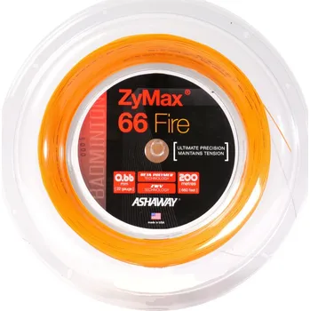 Sport Badmintonový výplet ASHAWAY Zymax FIRE 66, 200m, orange - 0.66 mm ASHAWAY - doprava zdarma