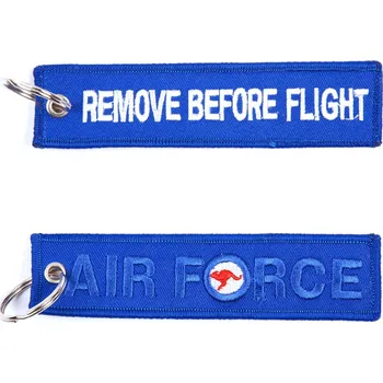 Přívěsek na klíče Fostex Remove before flight Air Force - modrý