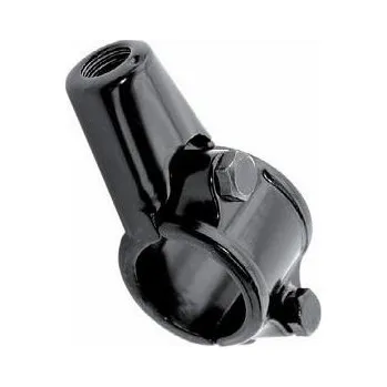Zrcátko pro motocykl Objímka zrcátka černá, pravý závit M8 pr. 22 mm