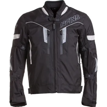 Moto bunda JUPITER GREY - šedá textilní moto bunda INFINE M