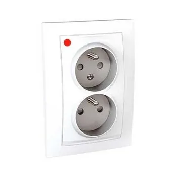 Elektrická zásuvka Schneider Electric Unica MGU23.065.18P bílá