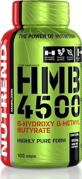 Aminokyselina Nutrend HMB 4500 - 100 kapslí