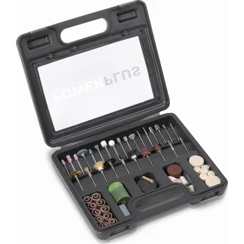 přímá bruska POW18205 Příslušenství 102 ks k multifunkčním bruskám 3 mm PowerPlus POWE90600 (POW18205 / POWE90600 Powerplus sada brusných tělísek, kotoučů, pásků s přímé Mini brusce)