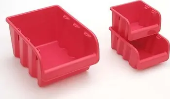 TOYA P-1 box skladovací 11 x 11,5 x 7,5 cm červený