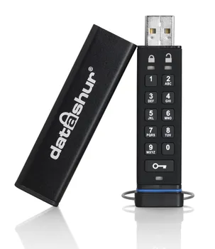 USB flash disk iStorage datAshur 256-bit 4 GB (IS-FL-DA3-256-4)