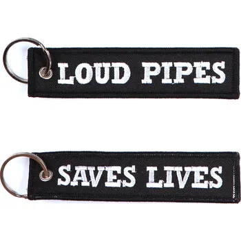 Přívěsek na klíče Fostex Loud Pipes Saves Lives - černý