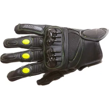 Moto rukavice OCT-302 - krátké černé kožené moto rukavice INFINE S