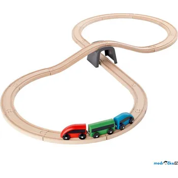 Vláček a vláčkodráha Vláčkodráha Ikea - Osmička LILLABO, 20 dílů