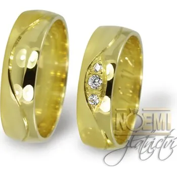 Prsten Zlatnictví Noemi 0025 Zlaté snubní prsteny 0025 + DÁREK ZDARMA